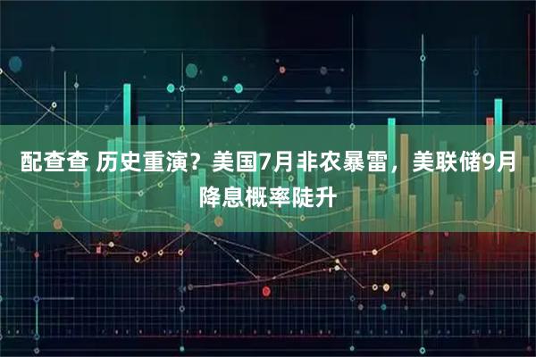 配查查 历史重演？美国7月非农暴雷，美联储9月降息概率陡升